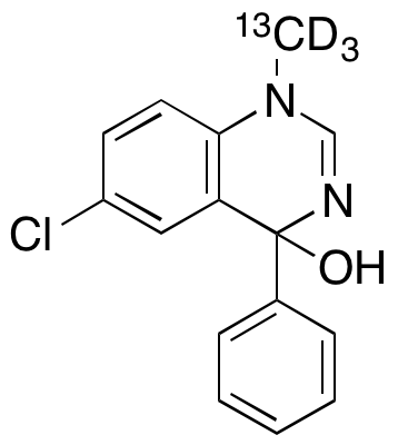 6-Chloro1,4-dihydro-1-methyl-4-phenyl-4-quinazolinol-13CD3