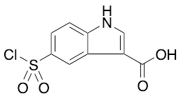 5-(Chlorosulfonyl)-1H-indole-3-carboxylic Acid