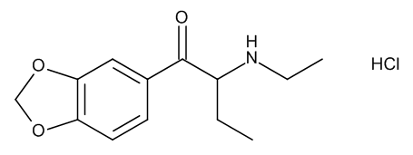 Eutylone Hydrochloride (1-(3,4-Methylenedioxyphenyl)-2-ethylamino-butan-1-one Hydrochloride) 1.0 mg/ml in Methanol (as free base) - CAS No. 17764-18-0 Eutylone Hydrochloride (1-(3,4-Methylenedioxyphenyl)-2-ethylamino-butan-1-one Hydrochloride) 1.0 mg/ml in Methanol (as free base)