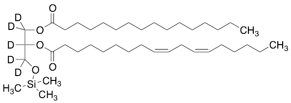 1-Palmitoyl-2-linoleoyl-3-trimethylsilyl-rac-glycerol-d5