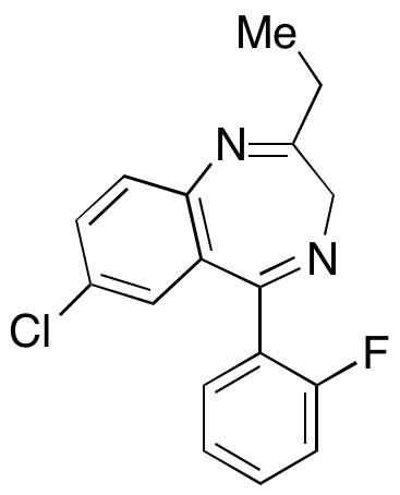 7-Chloro-2-ethyl-5-(2-fluorophenyl)-3H-benzo[e][1,4]diazepine
