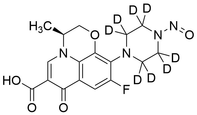 N-Nitroso Desmethyl Levofloxacin-d8