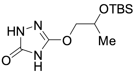 5-(2-((tert-Butyldimethylsilyl)oxy)propoxy)-2,4-dihydro-3H-1,2,4-triazol-3-one