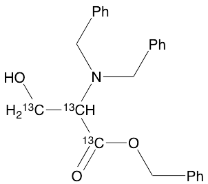 2-N,N-Dibenzyl Serine Benzyl Ester-13C3