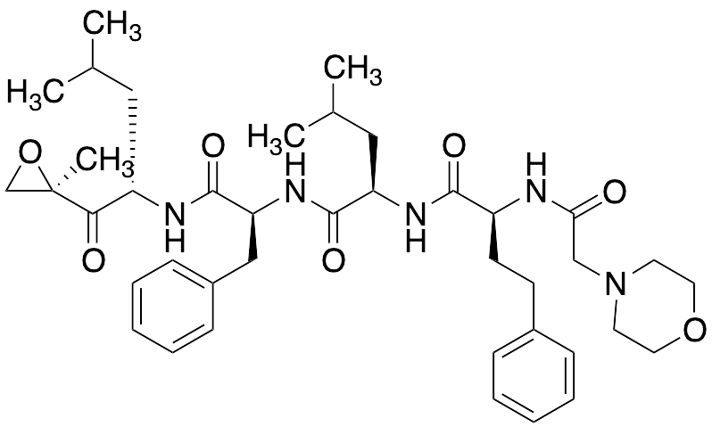 (alphaS)​-​alpha-​[[2-​(4-​Morpholinyl)​acetyl]​amino]​benzenebutanoyl-​D-​leucyl-​N-​[(1S)​-​3-​methyl-​1-​[[(2R)​-​2-​methyl-​2-​oxiranyl]​carbonyl]​butyl]​-L-​phenylalaninamide