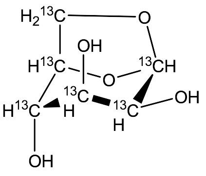 1,6-Anhydro-beta-D-mannopyranose-13C6