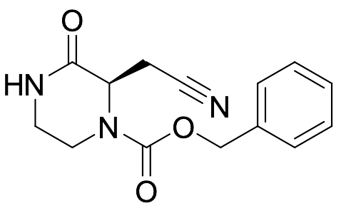 Benzyl (R)-2-(Cyanomethyl)-3-oxopiperazine-1-carboxylate