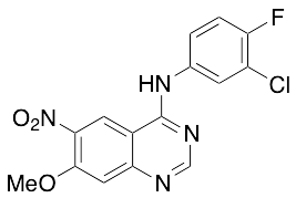 N-(3-Chloro-4-fluorophenyl)-7-methoxy-6-nitroquinazolin-4-amine