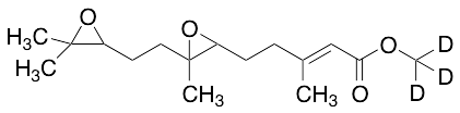 (2E)​-5-​[3-​[2-​(3,​3-​Dimethyl-​2-​oxiranyl)​ethyl]​-​3-​methyl-​2-​oxiranyl]​-​3-​methyl-​2-​pentenoic-d3 Acid