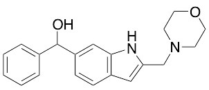 (2-(Morpholinomethyl)-1H-indol-6-yl)(phenyl)methanol