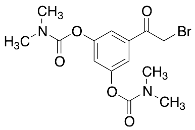 N,​N-​Dimethyl-carbamic Acid C,​C'-​[5-​(2-​Bromoacetyl)​-​1,​3-​phenylene] Ester