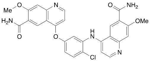 4-(3-((6-Carbamoyl-7-methoxyquinolin-4-yl)amino)-4-chlorophenoxy)-7-methoxyquinoline-6-carboxamide