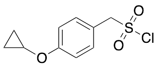 (4-Cyclopropoxyphenyl)methanesulfonyl Chloride