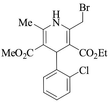 3-Ethyl 5-Methyl 2-(bromomethyl)-4-(2-chlorophenyl)-6-methyl-1,4-dihydropyridine-3,5-dicarboxylate