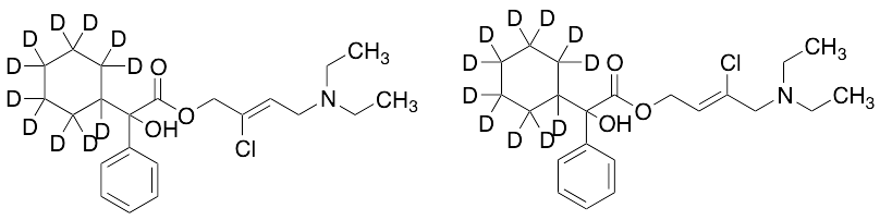 Mixture of (Z)-3-chloro-Oxybutynin-d11 and (Z)-2-chloro-Oxybutynin-d11(Oxybutynin HCI Adduct Impurity)