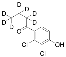 1-​(2,​3-​Dichloro-​4-​hydroxyphenyl)​butan-​1-​one-d7