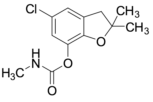 5-Chloro-2,2-dimethyl-2,3-dihydrobenzofuran-7-yl Methylcarbamate