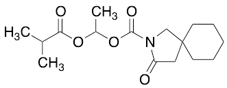 1-(Isobutyryloxy) Ethyl 3-Oxo-2-azaspiro[4,5]decane-2-carboxylate