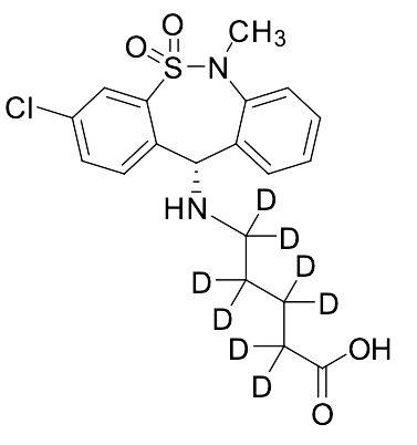 S-Pentanoic Acid Tianeptine-d8