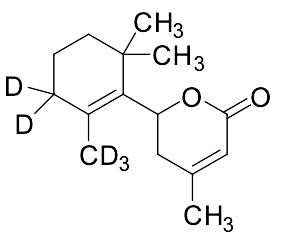 5,​6-​Dihydro-​4-​methyl-​6-​(2,​6,​6-​trimethyl-​1-​cyclohexen-​1-​yl)​-2H-​pyran-​2-​one-D5
