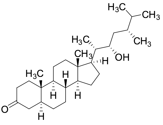 (5alpha,22S,24R)-22-Hydroxyergostan-3-one