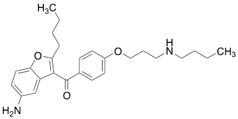 (5-​Amino-​2-​butyl-​3-​benzofuranyl)​[4-​[3-​(butylamino)​propoxy]​phenyl]​methanone