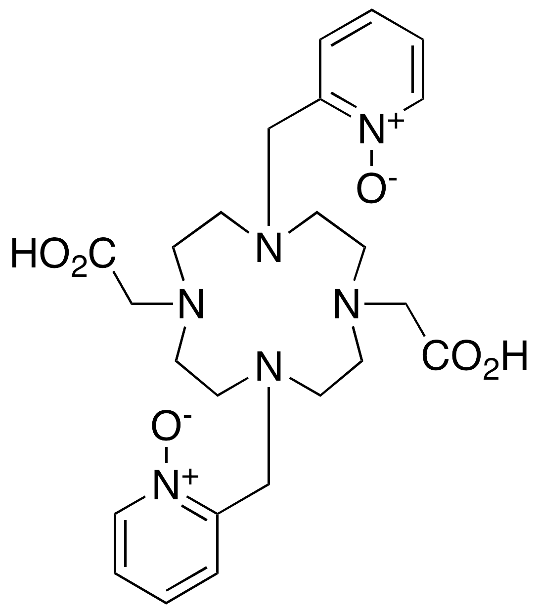4,10-Bis[(1-oxido-2-pyridinyl)methyl]-1,4,7,10-tetraazacyclododecane-1,7-diacetic Acid