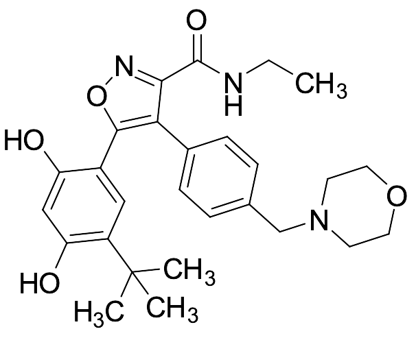 5-[5-(1,1-Dimethylethyl)-2,4-dihydroxyphenyl]-N-ethyl-4-[4-(4-morpholinylmethyl)phenyl]-3-isoxazolecarboxamide