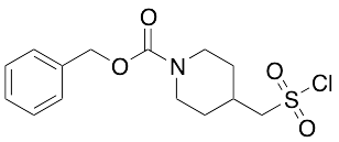 4-[(Chlorosulfonyl)methyl]-1-piperidinecarboxylic Acid Phenylmethyl Ester