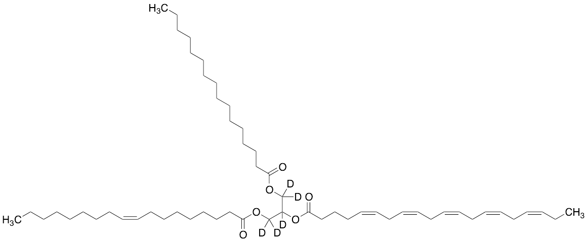 1-[[(1-Oxohexadecyl)oxy]methyl]-2-[[(9Z)-1-oxo-9-octadecen-1-yl]oxy]ethyl (5Z,8Z,11Z,14Z,17Z)-5,8,11,14,17-eicosapentaenoate-D5