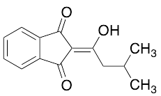 2-(1-Hydroxy-3-methylbutylidene)-1H-indene-1,3(2H)-dione