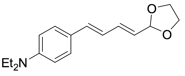 4-((1E,3E)-4-(1,3-Dioxolan-2-yl)buta-1,3-dien-1-yl)-N,N-diethylaniline