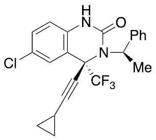 (4S)-6-Chloro-4-(2-cyclopropylethynyl)-3,4-dihydro-3-[(1R)-1-phenylethyl]-4-(trifluoromethyl)-2(1H)-quinazolinone