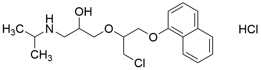 1-((1-Chloro-3-(naphthalen-1-yloxy)propan-2-yl)oxy)-3-(isopropylamino)propan-2-ol Hydrochloride