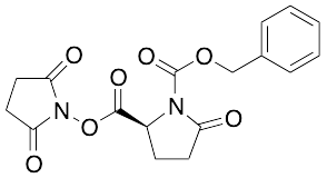 Phenylmethyl (2S)-2-[[(2,5-Dioxo-1-pyrrolidinyl)oxy]carbonyl]-5-oxo-1-pyrrolidinecarboxylic Acid Ester