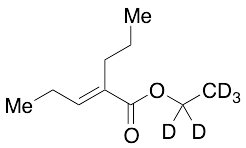 (E/Z)-2-Propyl-2-pentenoic Acid Ethyl Ester-d5