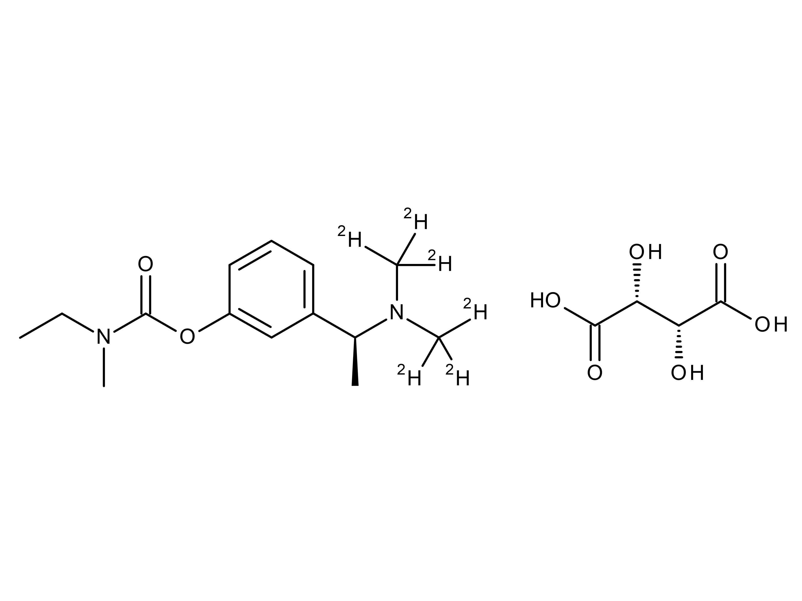 (S)-(-)-Rivastigmine-d6 L-Tartrate (N,N-dimethyl-d6)