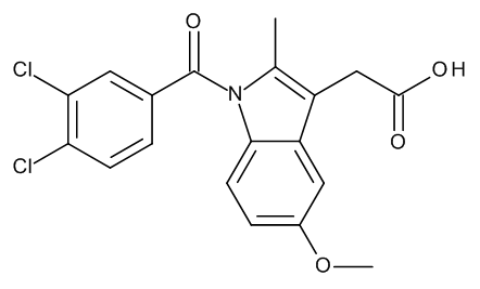 [1-(3,4-Dichlorobenzoyl)-5-methoxy-2-methyl-1H-indol-3-yl]acetic Acid (3,4-Dichloroindometacin)