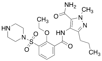 4-[2-Ethoxy-3-(1-piperazinylsulfonyl)benzoamido]-1-methyl-3-propyl-1H-pyrazole-5-carboxamide