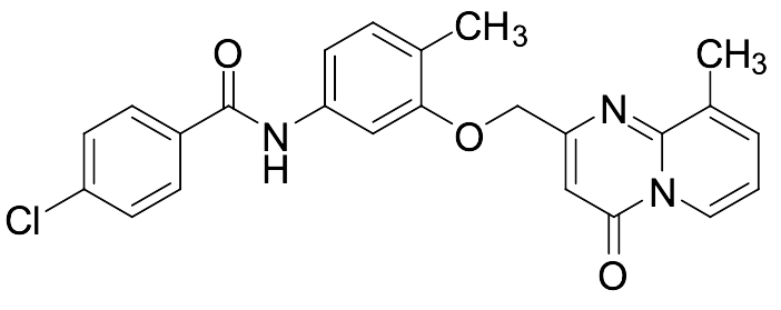 4-Chloro-N-[4-methyl-3-[(9-methyl-4-oxo-4H-pyrido[1,2-a]pyrimidin-2-yl)methoxy]phenyl]benzamide