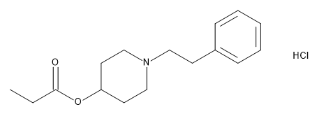 1-(2-Phenylethyl)piperidin-4-yl Propanoate Hydrochloride