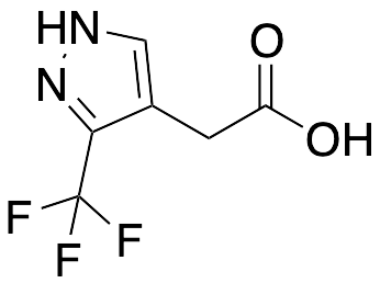 2-(3-(Trifluoromethyl)-1H-pyrazol-4-yl)acetic Acid