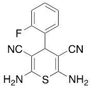 2,6-Diamino-4-(2-fluorophenyl)-4H-thiopyran-3,5-dicarbonitrile