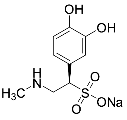 (1R)-1-(3,4-Dihydroxyphenyl)-2-(methylamino)ethane-1-sulfonic Acid Sodium Salt