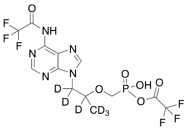 6-(2,2,2-Trifluoroacetamido)tenofovir 2,2,2-Trifluoroacetic Anhydride-d6