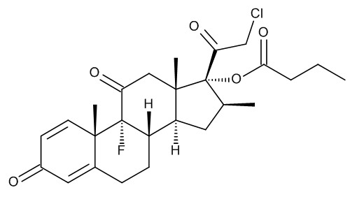 Clobetasone butyrate - CAS No. 25122-57-0 Clobetasone butyrate