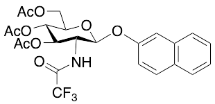 1-(2-Naphthyl) 2-Trifluroacetamido-3,4,6-tri-O-acetyl-2-deoxy-beta-D-glucopyranoside