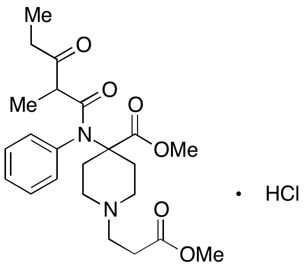 N’-Despropionyl-N’-2-methyl-3-oxo-pentanoyl Remifentanil Hydrochloride