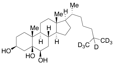 5beta-Cholestane-3beta,5,6beta-triol-d7