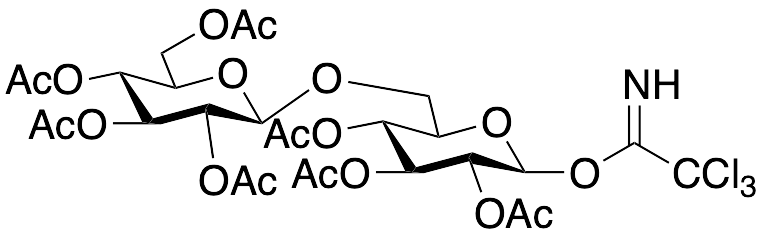 2,​3,​4-​Triacetate 1-​(2,​2,​2-​Trichloroethanimidat​e) 6-​O-​(2,​3,​4,​6-​Tetra-​O-​acetyl-​b-​D-​glucopyranosyl)​-b-​D-​glucopyranose